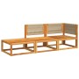 Set de sofás de jardín con cojines 3 pzas madera maciza acacia de , Sofás de exterior - Ref: Foro24-3278867, Precio: 319,46 €...