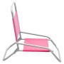 Sillas de playa plegables 2 unidades tela rosa de vidaXL, Sillas de jardín - Ref: Foro24-310372, Precio: 68,47 €, Descuento: %
