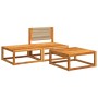 Set de sofás de jardín con cojines 3 pzas madera maciza acacia de , Sofás de exterior - Ref: Foro24-4008166, Precio: 242,27 €...
