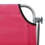 Tumbona de jardín con toldo acero rosa de vidaXL, Tumbonas - Ref: Foro24-310337, Precio: 95,94 €, Descuento: %