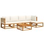 Set de sofás de jardín con cojines 6 pzas madera maciza acacia de , Sofás de exterior - Ref: Foro24-3278850, Precio: 617,91 €...