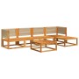 Set de sofás de jardín con cojines 6 pzas madera maciza acacia de , Sofás de exterior - Ref: Foro24-3278850, Precio: 617,91 €...