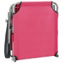 Tumbona de jardín con toldo acero rosa de vidaXL, Tumbonas - Ref: Foro24-310337, Precio: 95,94 €, Descuento: %