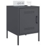 Mesitas de noche 2 unidades acero gris antracita 36x39x50,5 cm de , Mesitas de noche - Ref: Foro24-842915, Precio: 94,40 €, D...