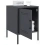 Mesitas de noche 2 unidades acero gris antracita 36x39x50,5 cm de , Mesitas de noche - Ref: Foro24-842915, Precio: 79,38 €, D...