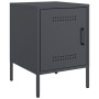 Mesitas de noche 2 unidades acero gris antracita 36x39x50,5 cm de , Mesitas de noche - Ref: Foro24-842915, Precio: 94,40 €, D...