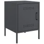 Mesitas de noche 2 unidades acero gris antracita 36x39x50,5 cm de , Mesitas de noche - Ref: Foro24-842915, Precio: 79,38 €, D...