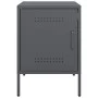 Mesitas de noche 2 unidades acero gris antracita 36x39x50,5 cm de , Mesitas de noche - Ref: Foro24-842915, Precio: 79,38 €, D...