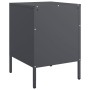 Mesitas de noche 2 unidades acero gris antracita 36x39x50,5 cm de , Mesitas de noche - Ref: Foro24-842915, Precio: 94,40 €, D...