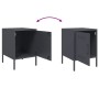 Mesitas de noche 2 unidades acero gris antracita 36x39x50,5 cm de , Mesitas de noche - Ref: Foro24-842915, Precio: 94,40 €, D...