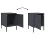 Mesitas de noche 2 unidades acero gris antracita 36x39x50,5 cm de , Mesitas de noche - Ref: Foro24-842915, Precio: 79,38 €, D...