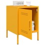 Mesitas de noche 2 uds acero amarillo mostaza 36x39x50,5 cm de , Mesitas de noche - Ref: Foro24-842917, Precio: 94,40 €, Desc...