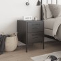 Mesita de noche acero negro 36x39x50,5 cm de , Mesitas de noche - Ref: Foro24-842922, Precio: 67,66 €, Descuento: %