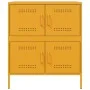 Aparador de acero amarillo mostaza 68x39x79 cm de , Aparadores - Ref: Foro24-842955, Precio: 109,11 €, Descuento: %