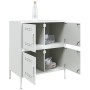 Aparador de acero blanco 68x39x79 cm de , Aparadores - Ref: Foro24-842957, Precio: 110,51 €, Descuento: %