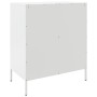 Aparador de acero blanco 68x39x79 cm de , Aparadores - Ref: Foro24-842957, Precio: 110,51 €, Descuento: %