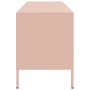 Mueble para TV acero rosa 100,5x39x50,5 cm de , Muebles TV - Ref: Foro24-843037, Precio: 123,37 €, Descuento: %
