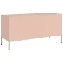 Mueble para TV acero rosa 100,5x39x50,5 cm de , Muebles TV - Ref: Foro24-843037, Precio: 121,98 €, Descuento: %