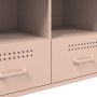 Mueble para TV acero rosa 100,5x39x50,5 cm de , Muebles TV - Ref: Foro24-843037, Precio: 123,37 €, Descuento: %