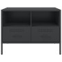 Mueble para TV acero negro 68x39x50,5 cm de , Muebles TV - Ref: Foro24-843042, Precio: 89,70 €, Descuento: %