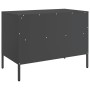 Mueble para TV acero negro 68x39x50,5 cm de , Muebles TV - Ref: Foro24-843042, Precio: 89,70 €, Descuento: %