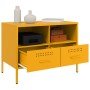 Muebles para TV 2 unidades acero amarillo mostaza 68x39x50,5 cm de , Muebles TV - Ref: Foro24-843049, Precio: 175,34 €, Descu...