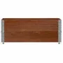 Jardinera de madera maciza de pino marrón 100x50 cm de , Maceteros y jardineras - Ref: Foro24-3295394, Precio: 64,29 €, Descu...