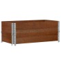 Jardinera de madera maciza de pino marrón 100x50 cm de , Maceteros y jardineras - Ref: Foro24-3295394, Precio: 82,17 €, Descu...