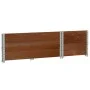 Jardinera de madera maciza de pino marrón 100x50 cm de , Maceteros y jardineras - Ref: Foro24-3295394, Precio: 64,29 €, Descu...