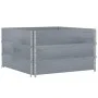 Jardinera de madera maciza de pino gris 100x100 cm de , Maceteros y jardineras - Ref: Foro24-3295433, Precio: 103,09 €, Descu...