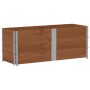 Jardinera de madera maciza de pino marrón 150x50 cm de , Maceteros y jardineras - Ref: Foro24-3295438, Precio: 139,66 €, Desc...