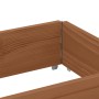 Jardinera de madera maciza de pino marrón 150x50 cm de , Maceteros y jardineras - Ref: Foro24-3295438, Precio: 139,66 €, Desc...