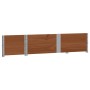 Jardinera de madera maciza de pino marrón 150x50 cm de , Maceteros y jardineras - Ref: Foro24-3295410, Precio: 99,18 €, Descu...