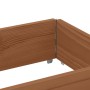 Jardinera de madera maciza de pino marrón 150x50 cm de , Maceteros y jardineras - Ref: Foro24-3295410, Precio: 99,18 €, Descu...