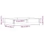 Jardinera de madera maciza de pino negra 150x100 cm de , Maceteros y jardineras - Ref: Foro24-3295412, Precio: 57,56 €, Descu...