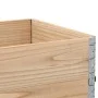 Jardinera de madera maciza de pino 80x60 cm de , Maceteros y jardineras - Ref: Foro24-3295419, Precio: 86,21 €, Descuento: %