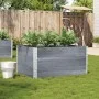 Jardinera de madera maciza de pino gris 120x80 cm de , Maceteros y jardineras - Ref: Foro24-3295425, Precio: 111,42 €, Descue...