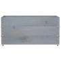 Jardinera de madera maciza de pino gris 120x80 cm de , Maceteros y jardineras - Ref: Foro24-3295425, Precio: 123,87 €, Descue...