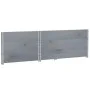 Jardinera de madera maciza de pino gris 120x80 cm de , Maceteros y jardineras - Ref: Foro24-3295425, Precio: 111,42 €, Descue...