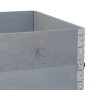 Jardinera de madera maciza de pino gris 120x80 cm de , Maceteros y jardineras - Ref: Foro24-3295425, Precio: 123,87 €, Descue...