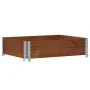 Jardinera de madera maciza de pino marrón 80x60 cm de , Maceteros y jardineras - Ref: Foro24-3295838, Precio: 36,52 €, Descue...