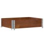 Jardinera de madera maciza de pino marrón 80x60 cm de , Maceteros y jardineras - Ref: Foro24-3295838, Precio: 35,14 €, Descue...