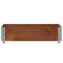 Jardinera de madera maciza de pino marrón 80x60 cm de , Maceteros y jardineras - Ref: Foro24-3295838, Precio: 35,14 €, Descue...