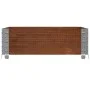 Jardinera de madera maciza de pino marrón 80x60 cm de , Maceteros y jardineras - Ref: Foro24-3295838, Precio: 36,52 €, Descue...