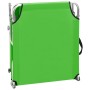 Tumbona plegable con toldo aluminio verde de vidaXL, Tumbonas - Ref: Foro24-310361, Precio: 67,00 €, Descuento: %