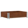 Jardinera de madera maciza de pino marrón 80x60 cm de , Maceteros y jardineras - Ref: Foro24-3295838, Precio: 35,14 €, Descue...