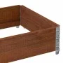 Jardinera de madera maciza de pino marrón 80x60 cm de , Maceteros y jardineras - Ref: Foro24-3295838, Precio: 36,52 €, Descue...
