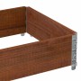 Jardinera de madera maciza de pino marrón 80x60 cm de , Maceteros y jardineras - Ref: Foro24-3295838, Precio: 35,14 €, Descue...