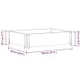 Jardinera de madera maciza de pino marrón 80x60 cm de , Maceteros y jardineras - Ref: Foro24-3295838, Precio: 36,52 €, Descue...