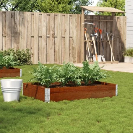 Jardinera de madera maciza de pino marrón 120x80 cm de , Maceteros y jardineras - Ref: Foro24-3295846, Precio: 42,64 €, Descu...